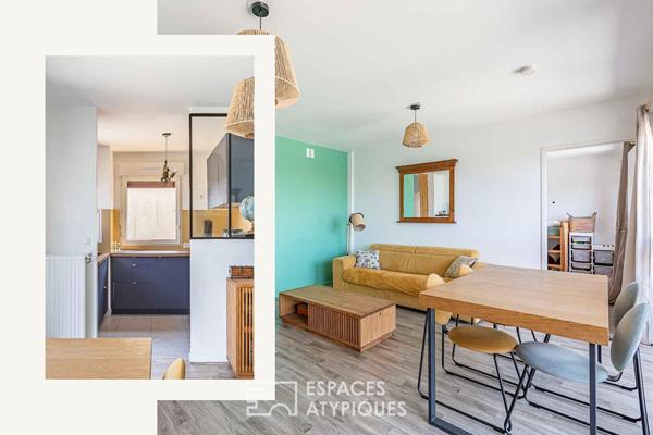 Appartement familial contemporain avec vue Seine