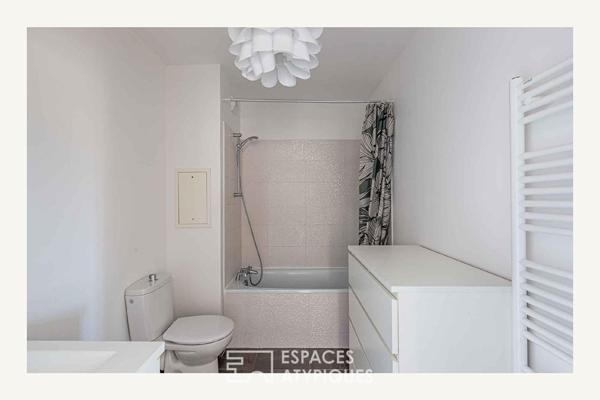 Appartement familial contemporain avec vue Seine