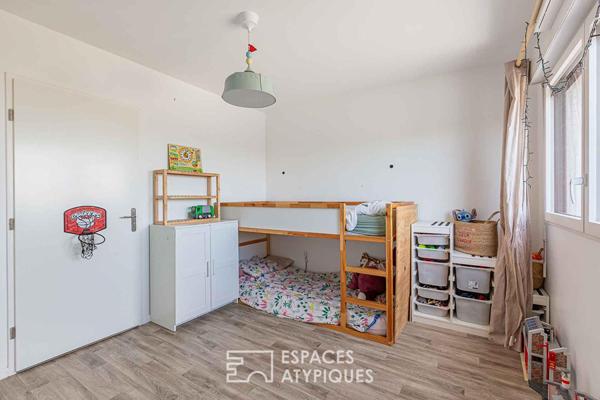 Appartement familial contemporain avec vue Seine