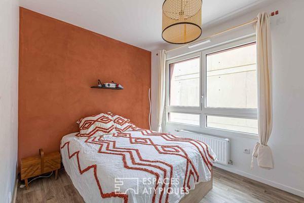 Appartement familial contemporain avec vue Seine
