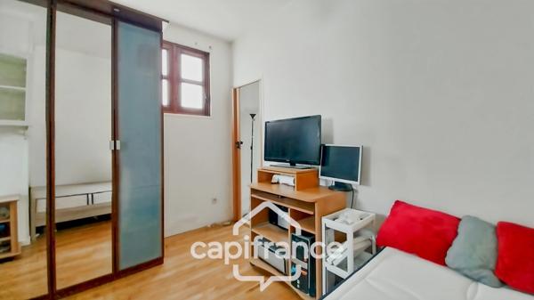 Bagnolet-Quartier résidentiel-A vendre maison 2 pièces-28m2-Plain pied-Cour-Potentiel de surélévation-8mn métro Gallieni