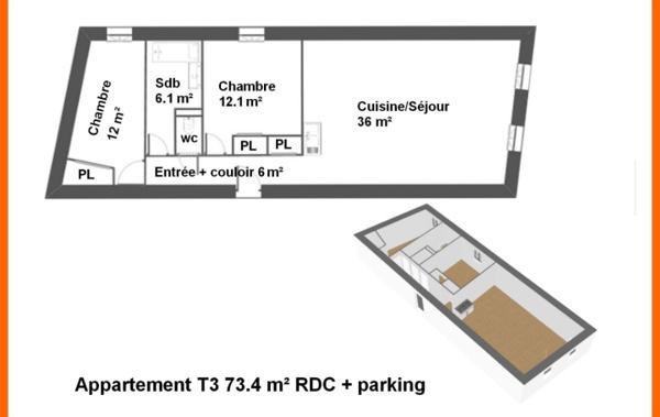 Vente Appartement P3 Montluel   