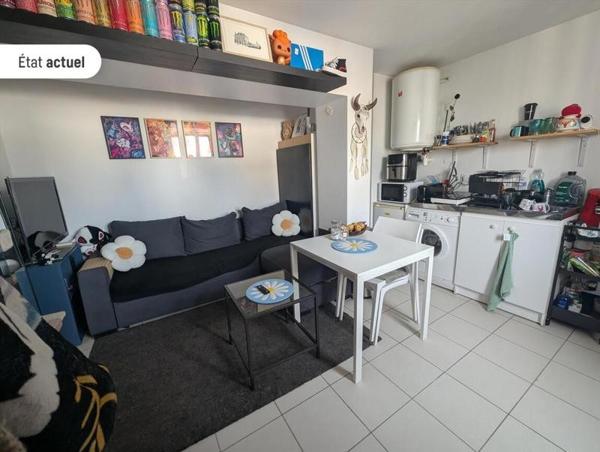 Appartement à vendre 74 147 € Saint-Pierre-des-Corps 1 pièce 20 m² DPE E