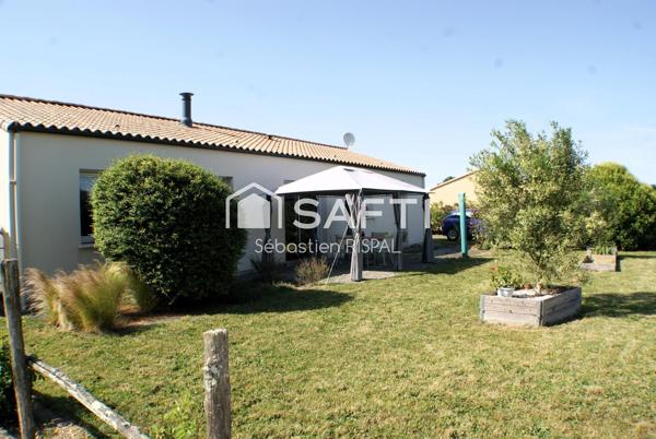 Maison plain pied trois chambes et terrain