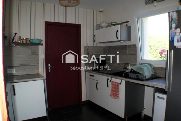 Maison plain pied trois chambes et terrain