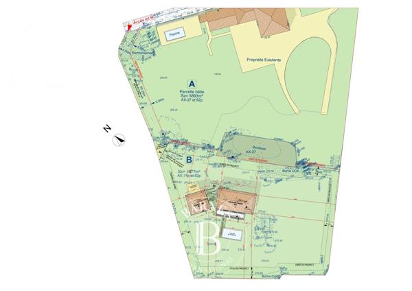 Écully, Terrain constructible  3 677 m² à vendre