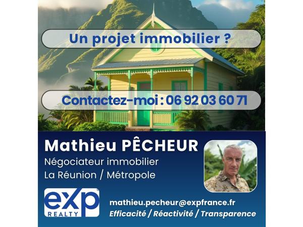 Saint-Denis, Le Brûlé, Maison F8 + Maison F2 indépendante