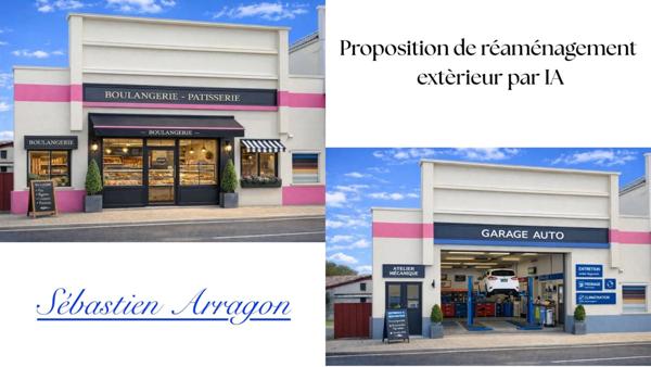 Local commercial 300 m² à vendre – Axe Agen / Villeneuve-sur-Lot(47) – Emplacement stratégique avec forte visibilité