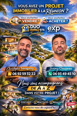 Maison T3 de plain-pied rénovée – Ligne des Bambous, Saint-Pierre – 275 000 € HAI