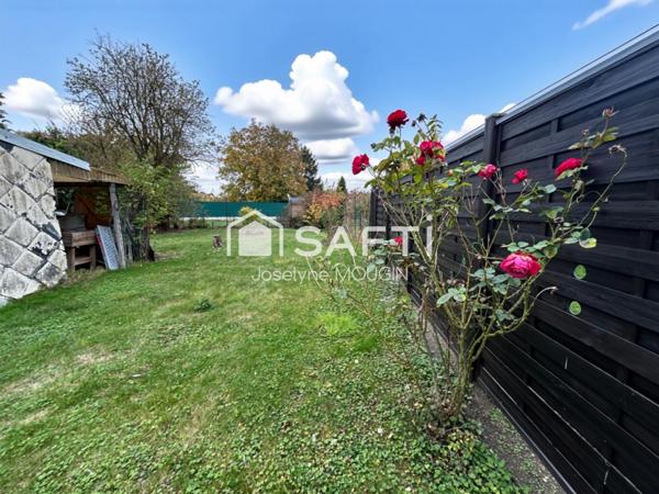 A 12 mn d'Amiens sud, maison avec jardin, autonomie de plain-pied, garage.