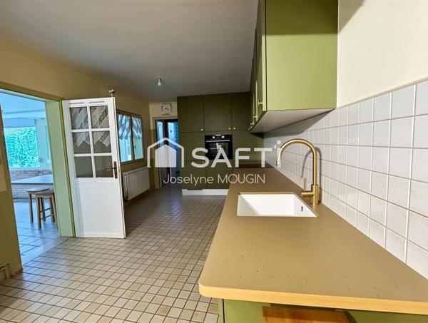 A 12 mn d'Amiens sud, maison avec jardin, autonomie de plain-pied, garage.