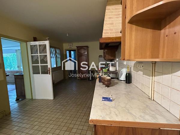 A 12 mn d'Amiens sud, maison avec jardin, autonomie de plain-pied, garage.