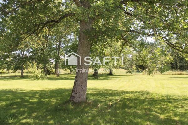 très belle maison traditionnelle au milieu d'un parc arboré avec piscine et terrain de pétanque