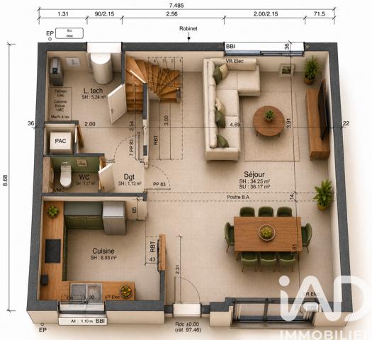Terrain à vendre 223 m² Neuilly-Plaisance