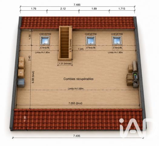 Terrain à vendre 223 m² Neuilly-Plaisance
