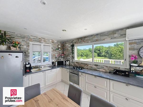 Rians Villa T4 garage +T2 sur 1200 m² à pied du village