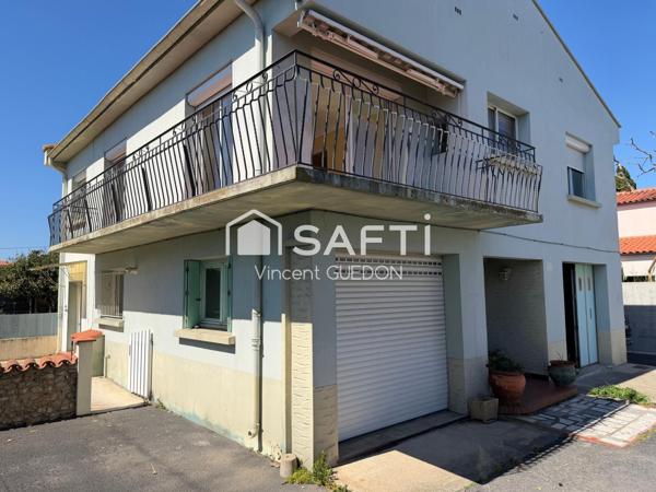 Maison avec T2 indépendant, terrain de 900 m²