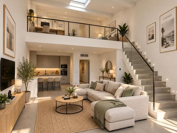 Triplex à proximité immédiate de Cannes Banane, des commerces et des plages