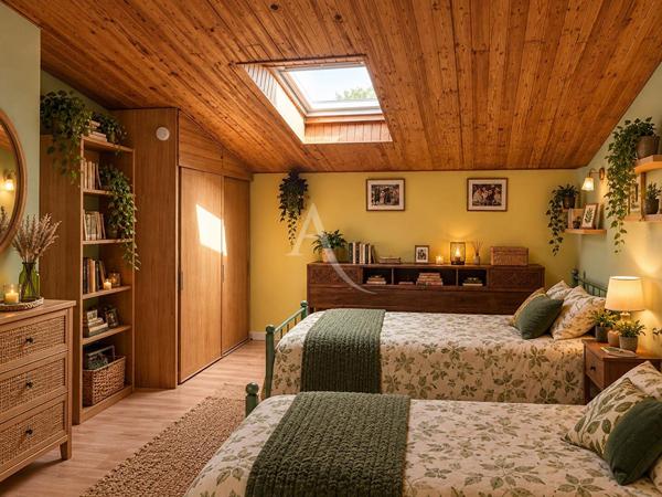MAISON DE VILLAGE T3 DE 72 m² (93 m² au total) AU CALME AU COEUR DE RIEZ