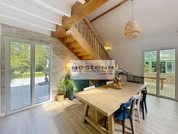 Maison de 7 pièces à Vendre à Saint Fargeau Ponthierry, lacs de la Guiche, 4 chambres, Garage double, sous-sol total,