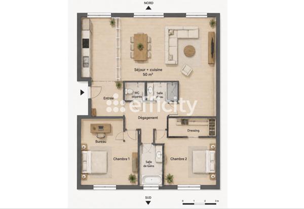 Appartement
         3 pièces
        - 119 m² Bien prestige 700 000 € *