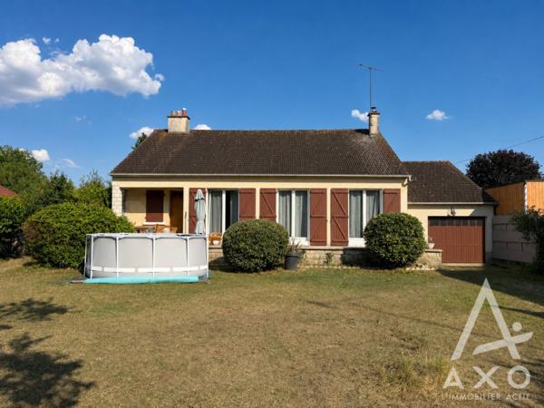 Plain-pied 112m² 4 chambres et garage