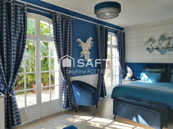 Maison de maître de 232m2 + sous sol total + maison indépendante de 44m2