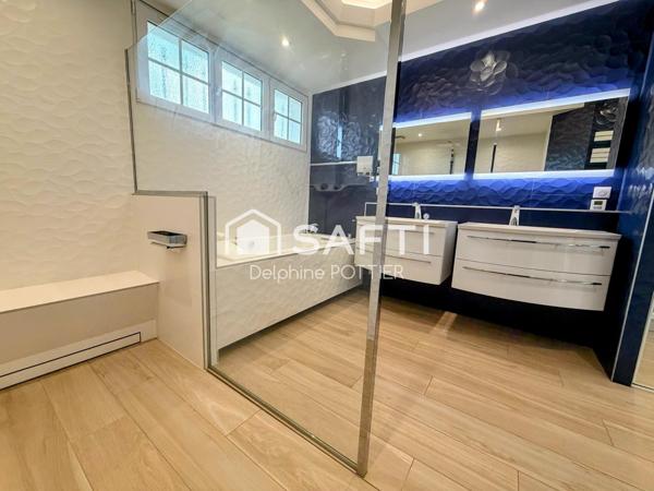 Maison de maître de 232m2 + sous sol total + maison indépendante de 44m2