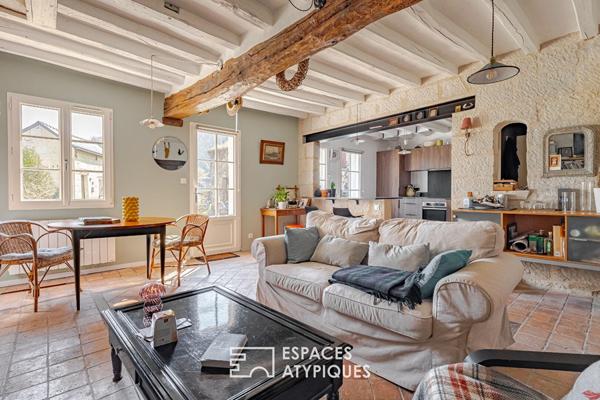 Maison ligérienne avec panorama Loire et dépendances