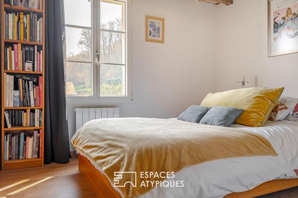 Maison ligérienne avec panorama Loire et dépendances