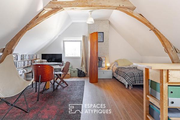 Maison ligérienne avec panorama Loire et dépendances