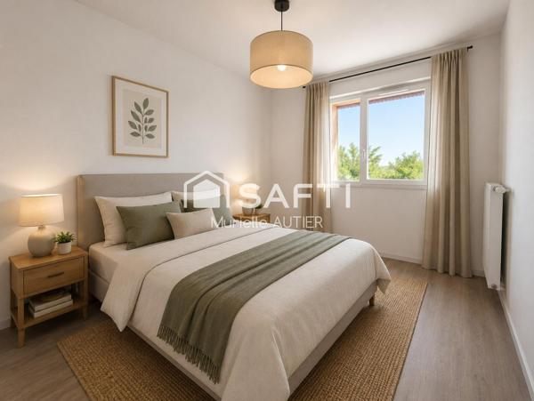 Charmant Appartement T3 avec terrasse et parking