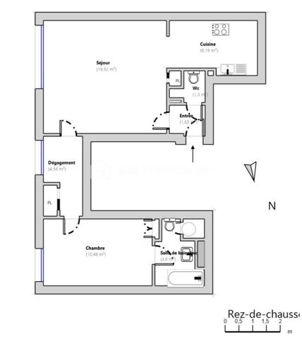 Appartement de 47 m²