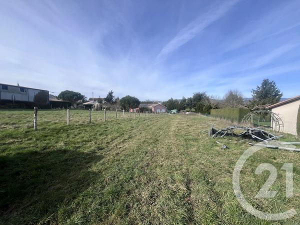 Terrain à vendre  1259 m 2   GENISSIEUX  - 26