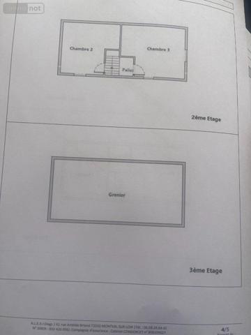 Maison à vendre à Le Mans dans la Sarthe (72000), ref : 13816/1182 centre historique