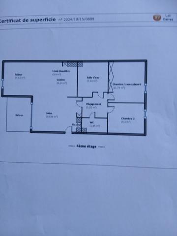 Appartement à vendre Saint Nazaire - 3 pièces, 62m² avec 2 chambre(s) à 199 000€ - AJP Immobilier Saint-Nazaire