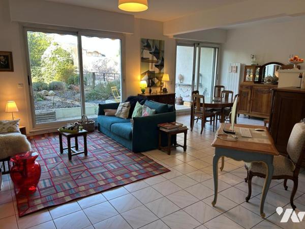 F3 de 73 m² en rez de jardin 