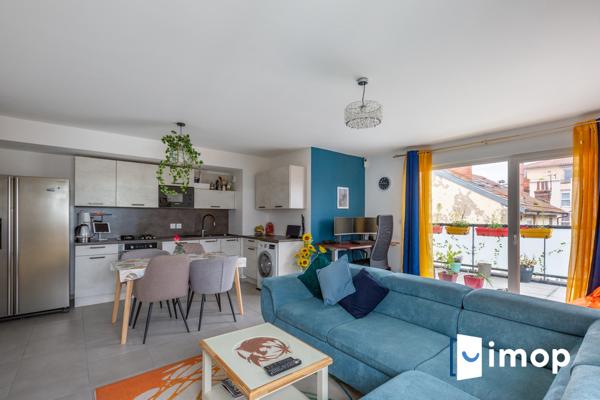 3 pièces terrasse et parking DPE C