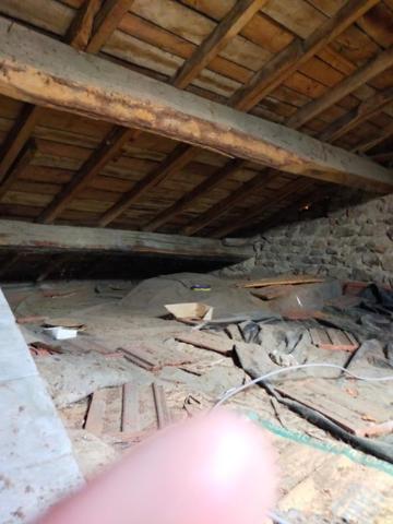 Celles sur Durolle (63250) Ensemble immobilier Maison (+/-160m2) + grange (+/- 270m2) + terrain constructible (+/-3500m2)