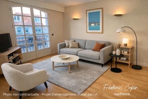 Hardelot-Plage – T4 102 m² – terrasse XXL 74 m² plein Sud – 3 ch – Plage & commerces à pied