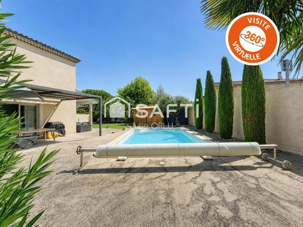Maison 102 m² avec piscine, garage et dépendance