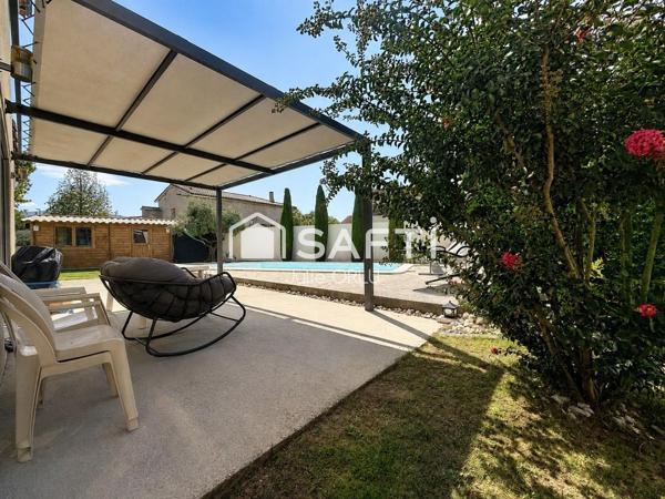 Maison 102 m² avec piscine, garage et dépendance