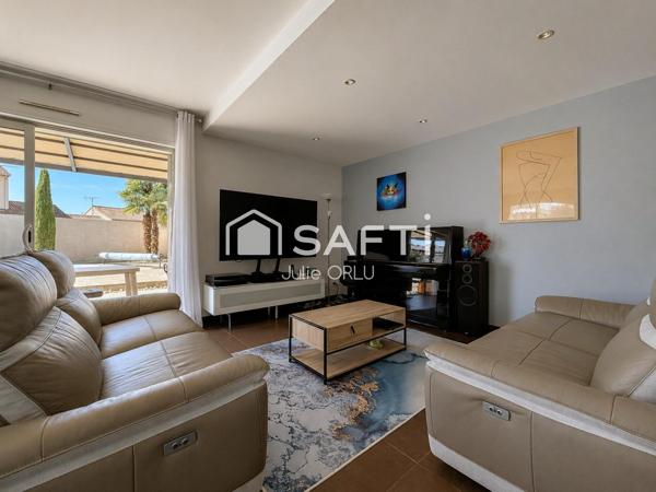 Maison 102 m² avec piscine, garage et dépendance