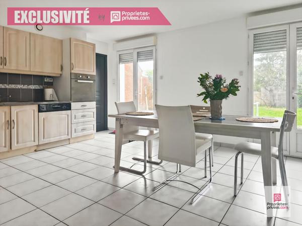 WATTRELOS Martinoire, maison individuelle avec 3 chambres, jardin, garage