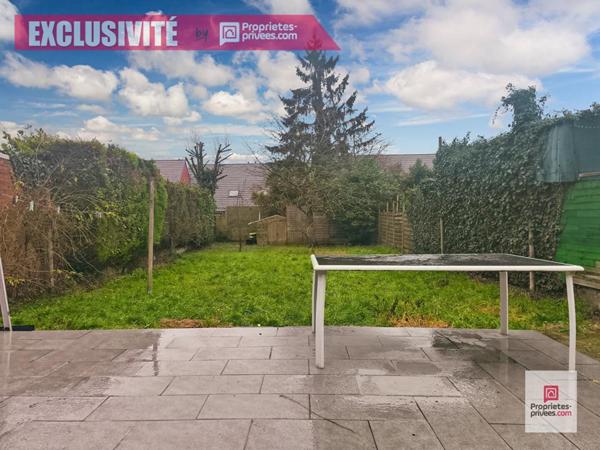 WATTRELOS Martinoire, maison individuelle avec 3 chambres, jardin, garage