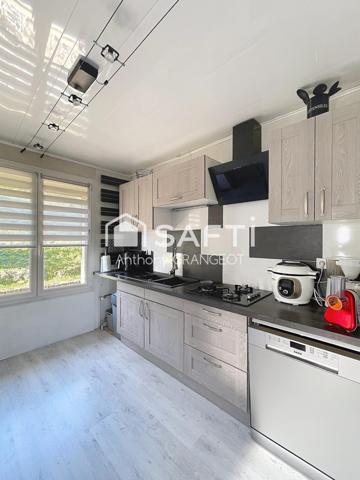 PAVILLON INDIVIDUEL 70M², 2 CHAMBRES,GARAGE ET JARDIN