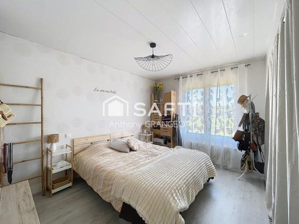 PAVILLON INDIVIDUEL 70M², 2 CHAMBRES,GARAGE ET JARDIN