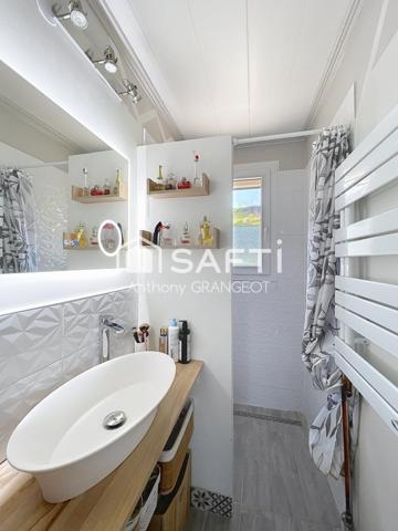 PAVILLON INDIVIDUEL 70M², 2 CHAMBRES,GARAGE ET JARDIN