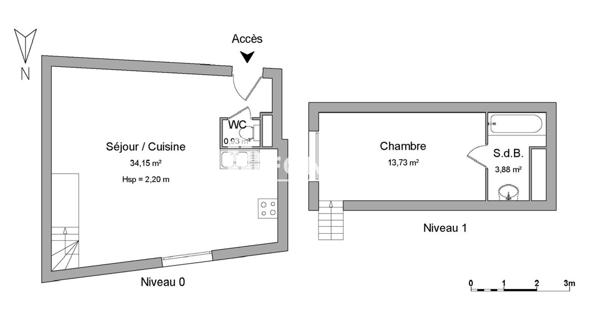 À vendre Appartement 2 pièces 52.71 m² - Avignon 84000