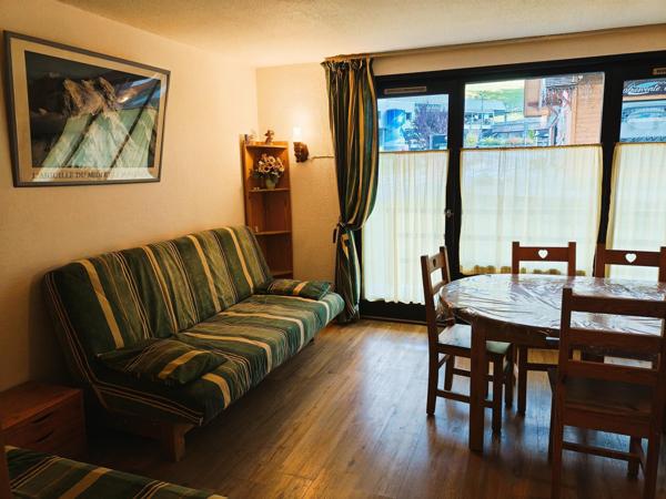 Studio skis aux pieds avec balcon exposé sud